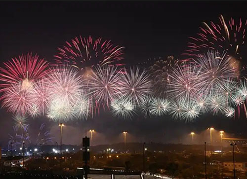 海阳市焰火晚会